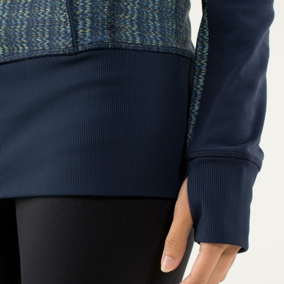 Lululemon Nice Asana Jacket in Ziggy Wee August Inkwell / Inkwell - Picture 3 of 14